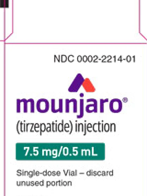 Mounjaro 7.5mg single-dose vial packaging